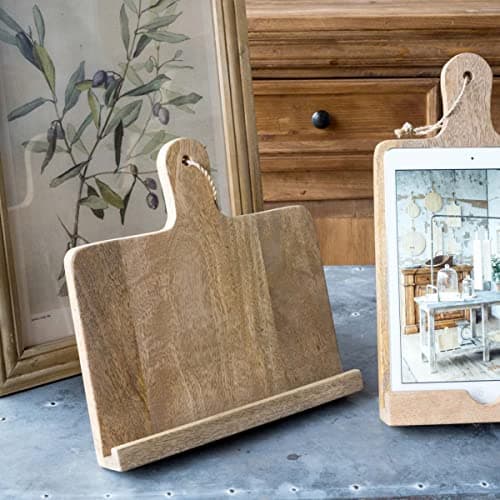 Wooden Horizontal Cook Book Holder