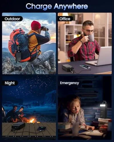 Portable Charger 60000mAh Power Bank - 22.5W Fast Charging External Battery Pack, LED Display USB C Portable Cell Phone Charger for iPhone 15/14/13 Pro, Android, Samsung Galaxy, Etc 8