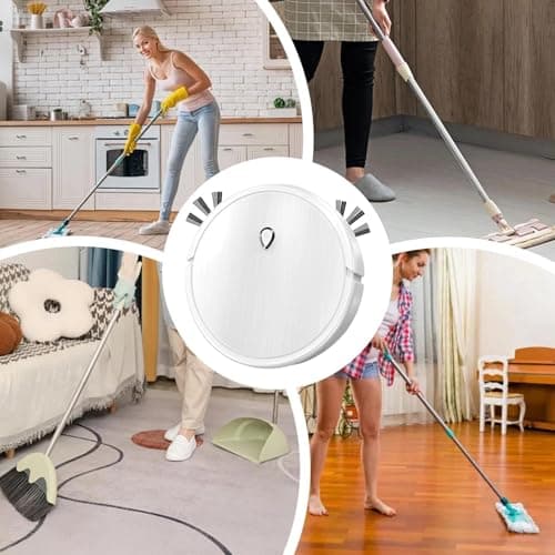 Robotic Vacuum Cleaner,Robot Vacuum and Mop,Featuring a 3-in-1 Comprehensive Cleaning System That vacuums and mops,Tangle-Free Design,Obstacle Avoidance,Ideal for Hard Floor,Pet Hair, Carpet 6