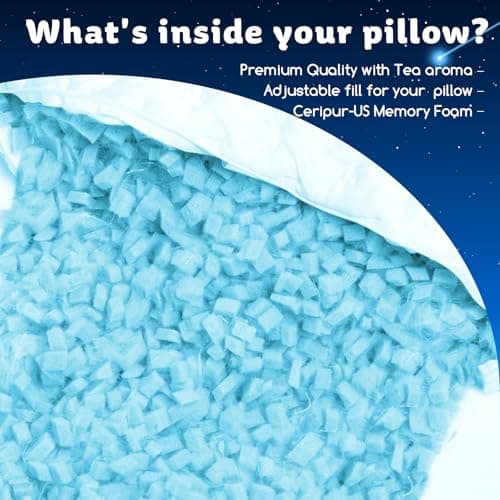 Cooling Side Sleeper Pillow for Neck and Shoulder Pain, Luxury Shredded Memory Foam Pillows for Sleeping, Firm Bed Pillows Queen Size Set of 2- Adjustable Queen Size- Washable Cover Original White 7