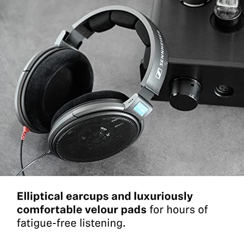 Sennheiser HD 600 - Audiophile Open-Back Dynamic Wired Headphones Over Ear with Natural Soundstage and Premium Comfort for Music Lovers, Open Metal Earpiece Covers, Black 5