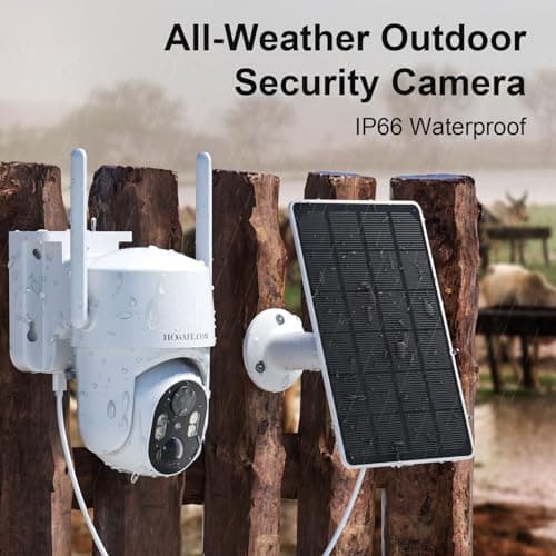 No WIFI Security Camera No Internet Needed, 4G LTE Cellular Security Camera Outdoor Wireless, Cell Camera with SIM Card, PIR Sensor, 2K Color Night Vision, SD/Cloud, 2-Way Talk, IP66 Waterproof 10