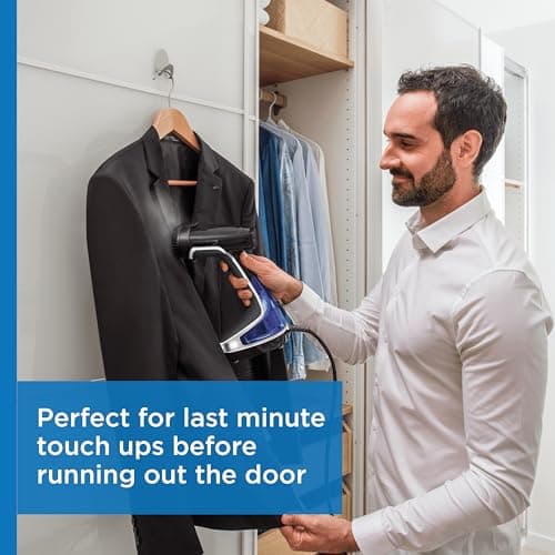 Rowenta Hand Steamer for Clothes, X-Cel Handheld Steamer, 25-Second Heat-Up, Powerful Steam, Long Cord, 1875W Clothes Steamer, Travel Must Have, DR8220 6