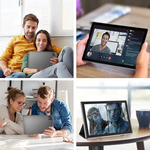 aiprotablet 10 inch Tablet Android 13 Tablets, 4GB RAM 64GB ROM 512GB Expand, Quad-Core Processor, 1280x800 IPS HD Touch Screen, GPS, WiFi, Dual Camera, Bluetooth, 6000mAh Battery (Gray) 6