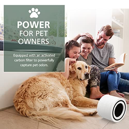 Core P350 Pet Care Replacement Filter for LEVOIT Core P350-P Core 300 Air Purifier for Pet, 3-in-1 HEPA + Activated Carbon Filter Replacement for Pet Dander, Odors, Part # Core P350-RF, 2 Pack 5