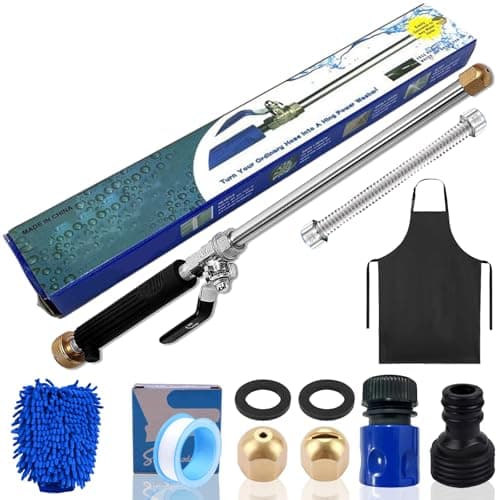 Power Washer, 3000 PSI Pressure Washer, 2 in 1 High Pressure Surfaces Cleaning Power Compact and Lightweigh, Floor Wall Fence Cleaning Garden Watering (1PCS Black)