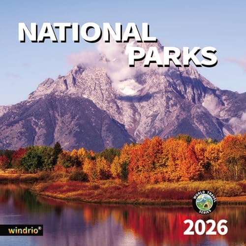 2026 Wall Calendar,Calendar 2026, November 2025 - December 2026, Wall Calendar National Parks, 12" x 24" Opened,Full Page Months Thick & Sturdy Paper for Calendar Organizing & Planning