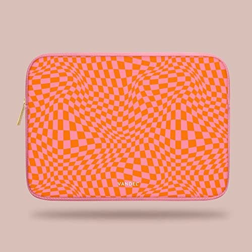 Vandel MacBook Air 13 inch Laptop Sleeve, Fits 13-13.3 inch Laptops: Neoprene MacBook Pro & Air Case, Chromebook, HP Soft Cover | Thin Computer Carrying Bag, Pink Mac (M1 & M2) Pouch 9
