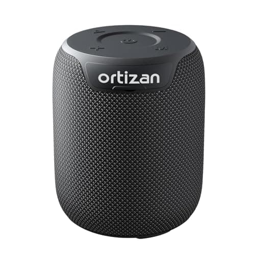 Ortizan Portable Bluetooth Speaker with Big Sound,Punchy Bass,IPX7 Waterproof,15H Playtime,Bluetooth 5.3,AUX&TF Card,Stereo Pairing,Small Wireless Speaker for Outdoor,Electronic Gadgets,Gift Ideas