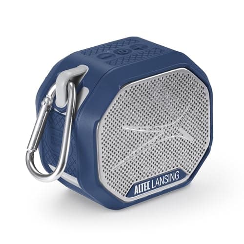 Altec Lansing HYDRATREK Magnetic Bluetooth Speaker, Waterproof IP67, Portable Speaker, True Wireless Pairing, USB-C Quick Charge, 3.7V 400mAh Battery, Voice Assistant, Perfect for Any Adventure