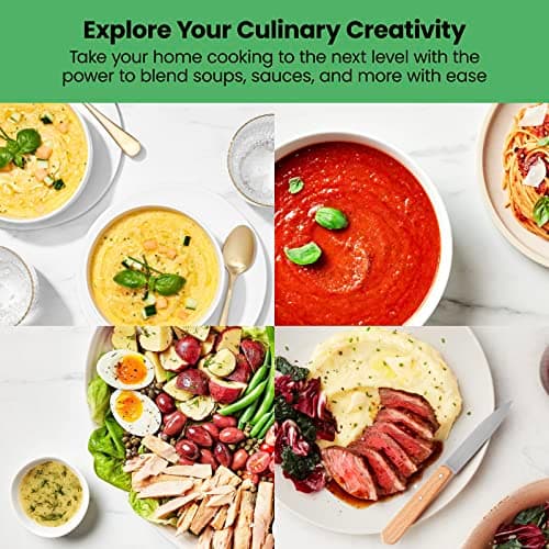 Chefman Cordless Power Portable Immersion Blender, Ice Crushing Power with One-Touch Speed Control, USB Charging, Quickly Mixes Smoothies, Purees Soups, Dips, Sauces, Storage Case, Stainless Steel 7