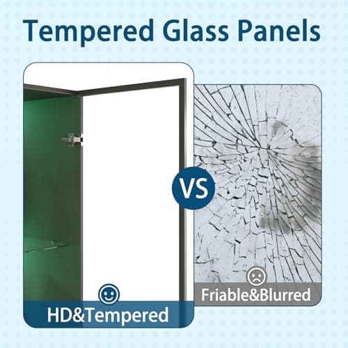 ZORPLIX Glass Display Cabinet with LED Lights, Display Case Bookcase with 4-Tier Shelves, Curio Cabinet with 2 Glass Doors, Storage Cabinet for Collectibles, Living Room 6