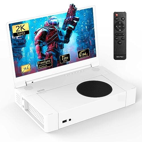 DEPGI 15.6" Portable Monitor for Xbox Series S,144Hz 2K QHD IPS Gaming Monitor for Xbox Series S (Not Included), with HDR AMD FreeSync 2X HDMI for Indoor Outdoor Travel