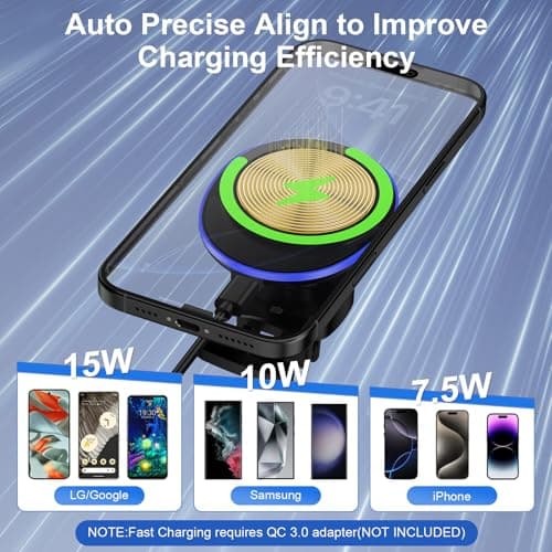 Pixel Wireless Car Mount Charger Magsafe for Google Pixel 10 Pro XL 9 8 7,15W Wireless Car Charger Air Vent Magnetic Android Phone Holder Fast Charging Kickstand for Samsung Galaxy S26 Ultra/S25/S24 7