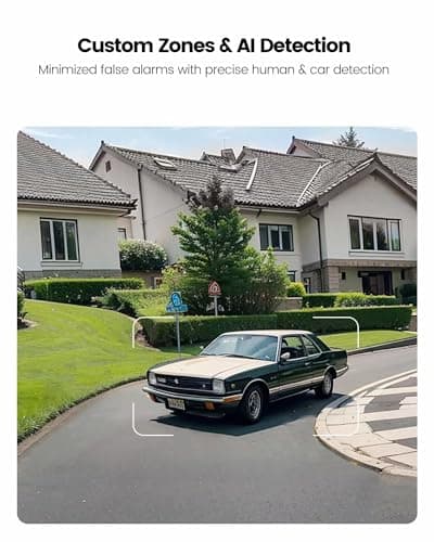 TREATLIFE 5MP Ultra HD 2.4G/5G WiFi Security Camera Outdoor Wired, Cameras for Home Security, Spotlight/Siren, AI Motion Detection, Color Night Vision, 2-Way Audio, Works with Alexa, Google Home, App 5