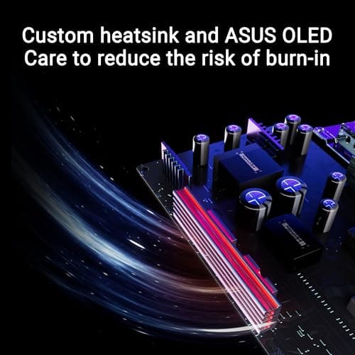 ASUS ROG Strix 27” 1440P OLED Gaming Monitor (XG27AQDMG) - QHD, Glossy OLED, 240Hz, 0.03ms, Custom Heatsink, Anti-flicker,Uniform Brightness, G-SYNC Compatible, 99% DCI-P3, DisplayWidget, 3yr warranty 5