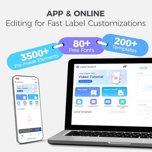 Bluetooth Thermal Shipping Label Printer, Wireless 4x6 Label Printer for Small Business, Compatible with Android, Windows, iPhone, Mac, Widely Used for Amazon, Shopify, Ebay, USPS, Etsy,FedEx (White) 6