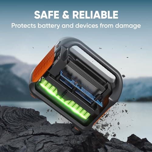 Jackery Explorer 1000 Portable Power Station, 1002Wh Capacity with 3x1000W AC Outlets, Solar Generator for Home Backup, Emergency, Outdoor Camping (Solar Panel Optional) 5