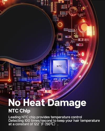 Feyluny Hair Dryer for Women - 110,000 RPM High-Speed Brushless Motor, Plasma Tech, Quick Dry in 5 Mins, 346g Lightweight & Portable Hair Blow Dryer, No Heat Damage, Smart Temp Control - Nickel Copper 6