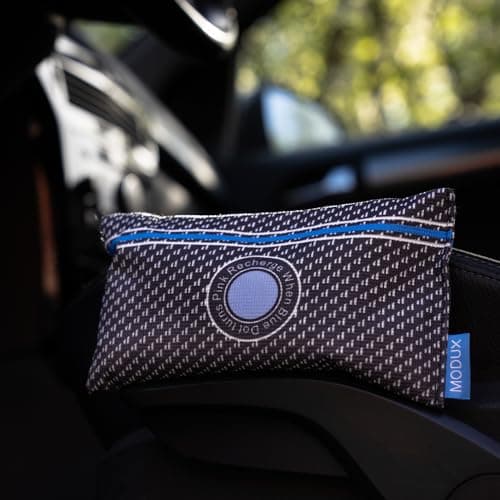 Modux Car Dehumidifier 2 x 400 g (1.8 lbs) Reusable Moisture Absorber Desiccant Bag Pillow Rechargeable Silica Gel Closet Basement Garage Storage Safe 7