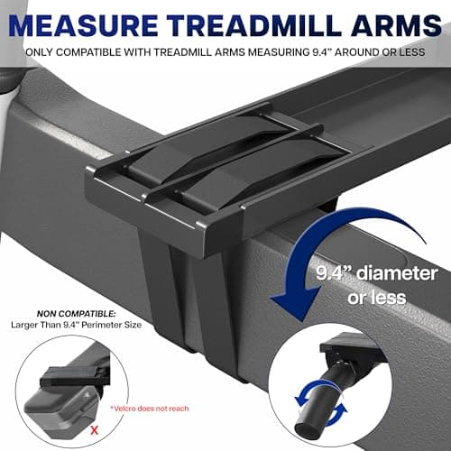 VIVO Universal Wooden Laptop Treadmill Desk, Adjustable Ergonomic Notebook Mount Stand for Treadmills, Includes Mouse Pad and Wrist Support, Stand-TDML4 5