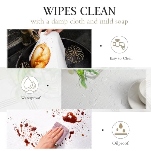 Beautysaid Shelf and Drawer Liner for Kitchen Cabinet, Non Adhesive Non Slip Shelf Paper Waterproof Washable Thickened for Dresser Pantry Shelve Bathroom Protector Liner(White,12 in x 10 FT) 9