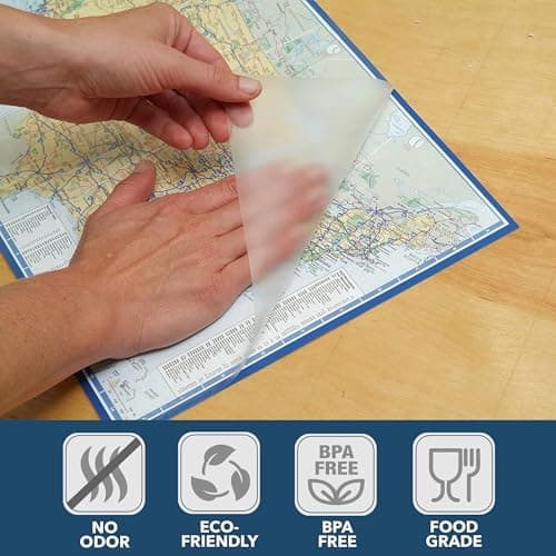 Con-Tact Brand Creative Clear Covering, Versatile and Self-Adhesive Shelf Liner, Ideal Privacy Film, Protective Clear Vinyl, 18'' x 16', Matte 5