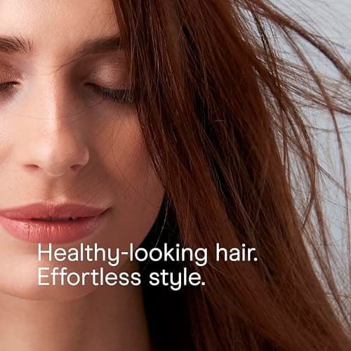 Conair Hair Dryer Style & Shine Natural Crystal Collection, 1875W Hairdryer, 3 Heat Settings, 2 Speeds, Blow Dryer with Concentrator Attachment, Ionic & Hematite-Infused Ceramic Technology, Black 5