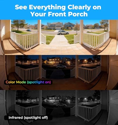 Light Bulb Security Camera 2 Packs, 5G&2.4GHz 2K Security Cameras Wireless Outdoor 360° PTZ Cameras for Home Security with Color Night Vision, 2 Way Talk, AI Human Detection, Screw in Light Socket 8