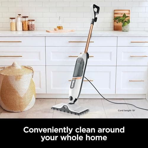 Shark SteamSpot Steam Mop with Steam Blaster Technology, 3 Steam Modes, 2 Washable Pads, XL Removable Water Tank, Lightweight, Steam Cleaner for sealed Hard Floors, Hardwood, Tile, Laminate, S2001 9