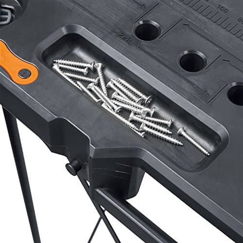 Worx WX066 Sidekick Folding Work Table, Portable All-in-one Work Bench 17