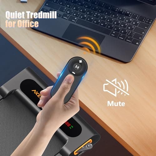 AXEFIT Under Desk Treadmill, Quiet 2 in 1 for Walking & Jogging, 2.5HP Portable with Remote Control, LED Display 6