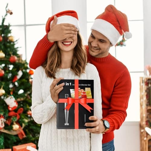 Immersion Blender Handheld 1100W 3 in 1 Corded Stick Hand Blenders for Kitchen with Trigger Speed Control, with Whisk, Milk Frother Attachemnts, Perfect Emulsifier for Soup, Smoothie, Puree 8