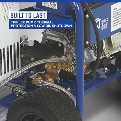 Powerhorse Propane Pressure Washer, Hot Water Pressure Washer Gas Pressure Washer with Propane Burner, Power Washer Car Pressure Washer 6