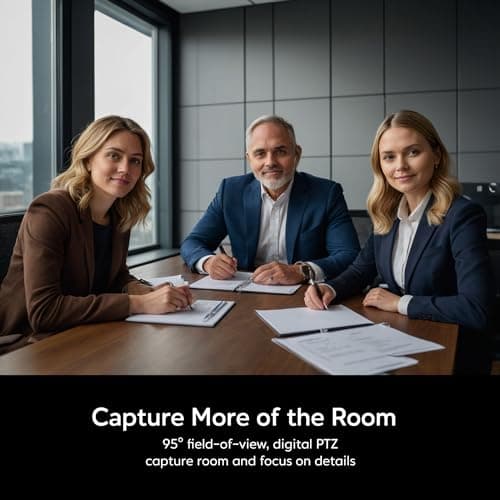 AVerMedia PW315 TAA/NDAA Compliant 1080p 60fps Webcam – Wide-Angle USB Camera with Dual Mics & AI Auto Framing, Fixed Focus HD Webcam for PC/Mac, Zoom, Teams, Google Meet, Streaming, Content Creation 5