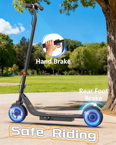 MAXSHOT Electric Scooter Adults & Big Kids, Top Speed 9/16/19/22MPH, 10/12/16/21/50Miles Range, 6.5"/8.5"/14" Tires Folding Commuter Escooter with Dual Suspension for Commuting, APP Control 5