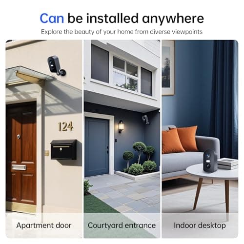 KKB 4G LTE Cellular Security Camera Built-in SIM Card, 2K No WiFi Security Cameras Indoor with PIR Motion Detection, Wireless Outdoor Battery Camera Without Internet, Color Night Vision, 2 Way Audio 7