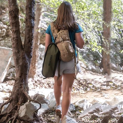 MARCHWAY Lightweight Folding High Back Camping Chair with Head Support, Stable Portable Compact for Outdoor Camp, Travel, Beach, Picnic, Festival, Hiking, Backpacking (Highback Green) 8