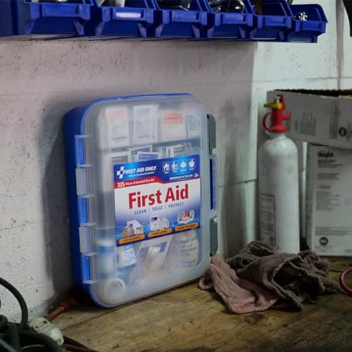 First Aid Only 91247 OSHA-Compliant First Aid Kit, All-Purpose 100-Person Emergency First Aid Kit for Business, Worksite, Home, and Car, 335 Pieces, Multicolored 8