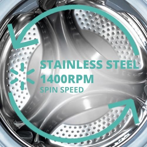 Washer and Dryer Combo, 3.1 cu.ft, 120V All In One Ventless Compact 24 Inch Large Capacity, Lavadora y Secadora 2 in 1 for RV Apartment Home, Child lock, Full-Automatic, Overnight Wash and Dry 5