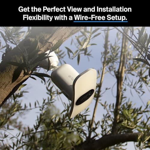 Arlo Pro 3 Wireless LED Floodlight Security Camera 2K HDR, 2000-3000 Lumens, Custom Detections, Emergency Response, Connects to Wi-Fi, Color Night Vision, 2-Way Audio, Rechargeable (White) 8