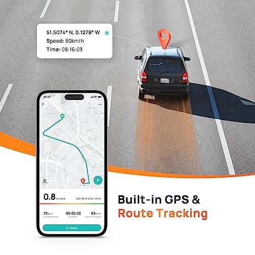70mai Dash Cam M500, 2.7K Dash Cam Front, Dash Camera for Cars Built in eMMC 128GB, GPS, ADAS, Dashcam with HDR Night Vision,170° FOV, Parking Monitor, G-Sensor, Time-Lapse, App&WiFi, Voice Control 7