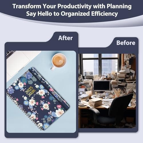 Academic Planner 2025-2026, Weekly and Monthly Agenda Planner, Daily Calendar Planning Notebook (July 2025 - June 2026), School Teacher Student Supplies, A5 (6.2" x 8.5") 6