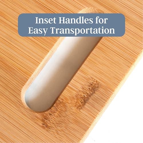 Totally Bamboo Cutting Boards for Kitchen, Set of 3 – Bamboo Wood Cutting Board Set in Large, Medium & Small Sizes 5