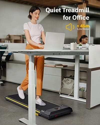 UREVO Under Desk Treadmill, Walking Pad 2 in 1 for Home/Office, Portable Walking Pad Treadmill with Remote Control, LED Display 6