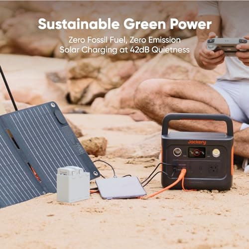 Jackery Explorer 240 v2 Portable Power Station, 256Wh LiFePO4 Battery with 300W AC/100W USB-C Output, 1Hr Fast Charging, Versatile Scenarios-Outdoor/Camping/RV/Travel/Emergency Backup 8