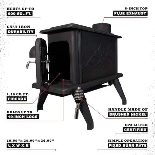 Single Burn Rate Stove 7