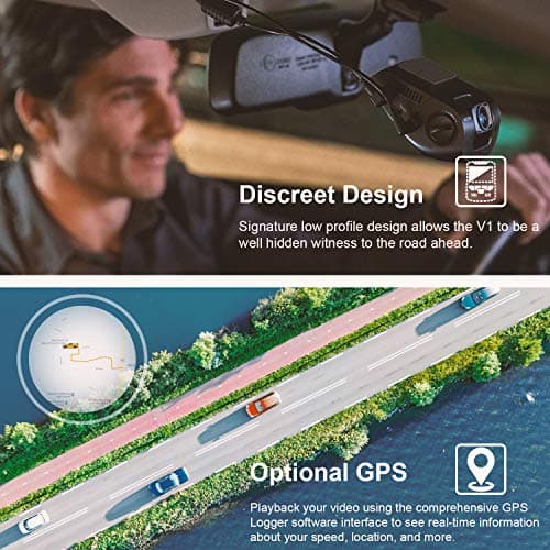 REXING V1 - 4K Ultra HD Car Dash Cam 2.4" LCD Screen, Wi-Fi, 170° Wide Angle Dashboard Camera Recorder with G-Sensor, WDR, Loop Recording, Supercapacitor, Mobile App, 256GB Supported 7