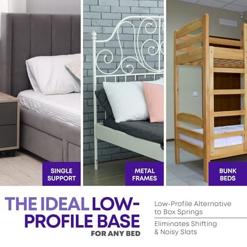 Greaton, Wooden Full Bed Slats for Support Under Mattress – Replacement Wood Slats for Full Size Bed Frame – Under Mattress Support Without Extra Height – 2.38 Standard Width 8