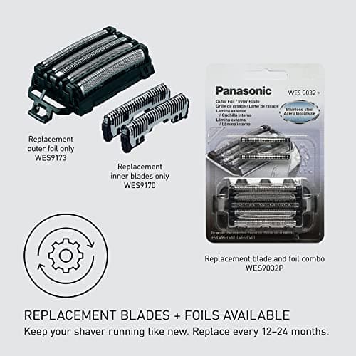 Panasonic ARC5 Electric Razor for Men Face, Wet & Dry Shavers for Men with Foil Shaver, Pop-up Trimmer, Ultra-Fast 5-Blade, Smart Shave Sensor, 16D Flexible Pivoting Head - ES-ALV6HR (Red) 11